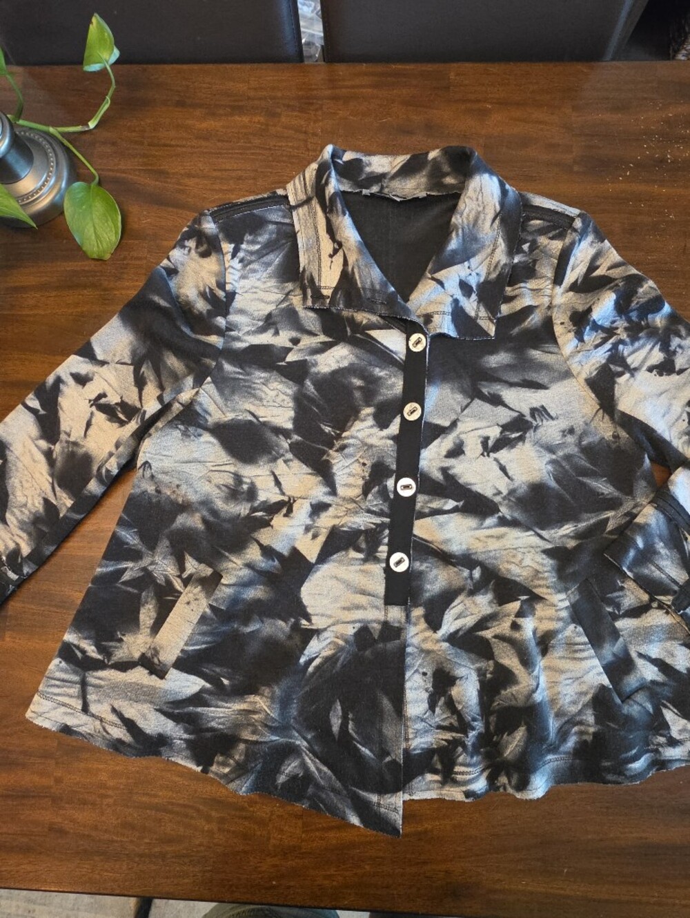 Vintage Emil Rutenberg Abstract Blazer Jacket Size 12 Art To Wear Avant Garde